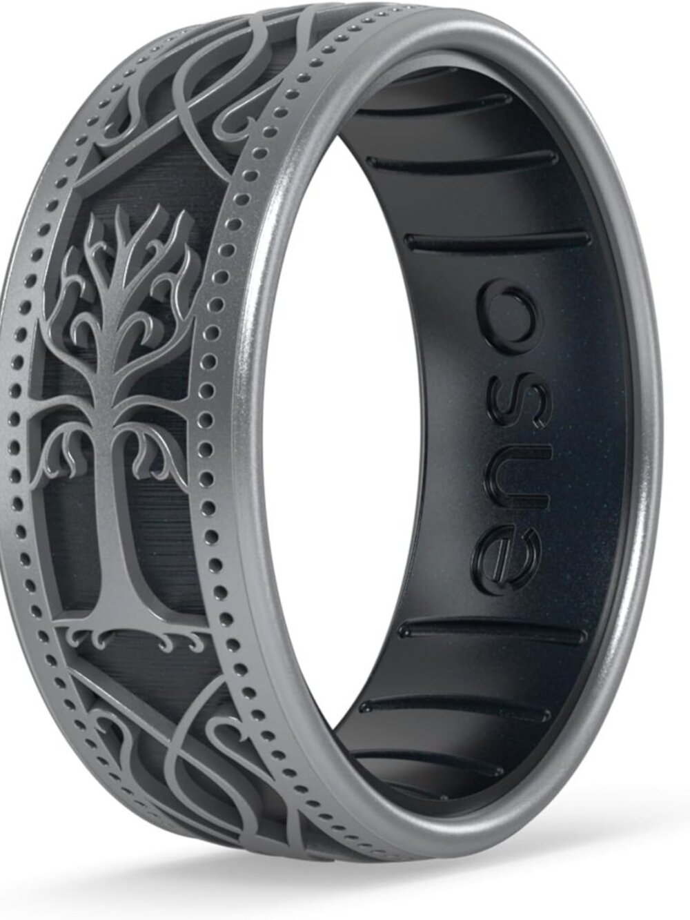 Comfortable DualTone Silicone Rings - Flexible Design, Inspired by Fantasy
